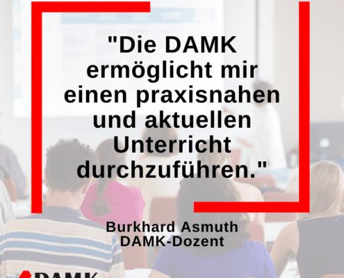 Dozent Burkhard Asmuth über die DAMK 5